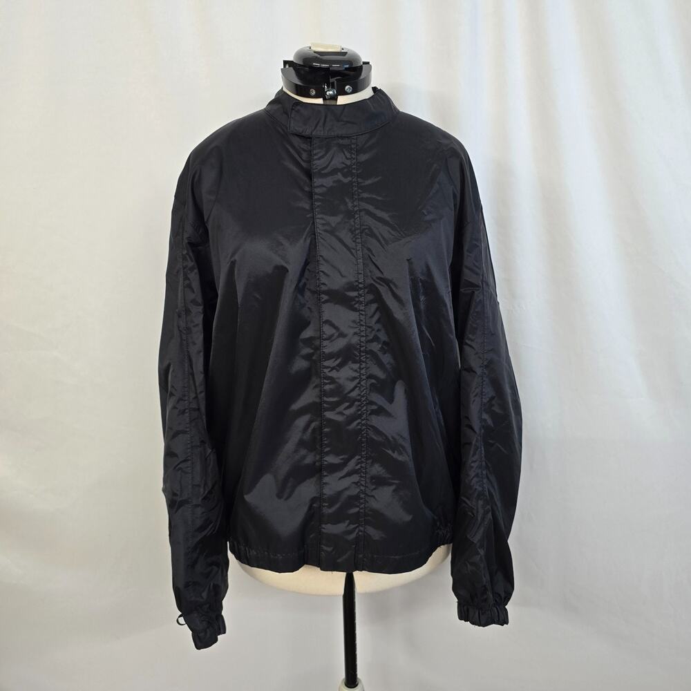 Harley Davidson Motorcycle Jacket Liner Men's XL Black Windbreaker Full Zip Up